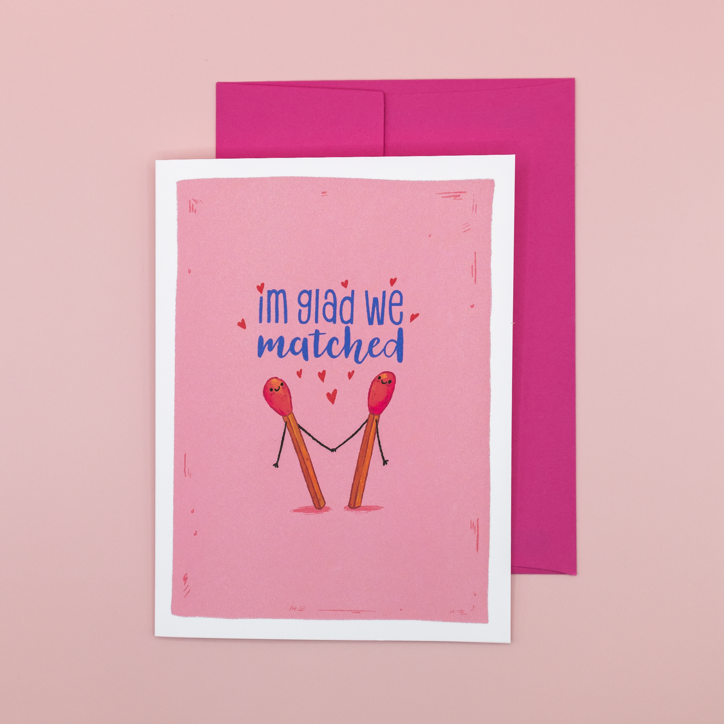 Valentine's Day | I'm Glad We Matched Greeting Cards