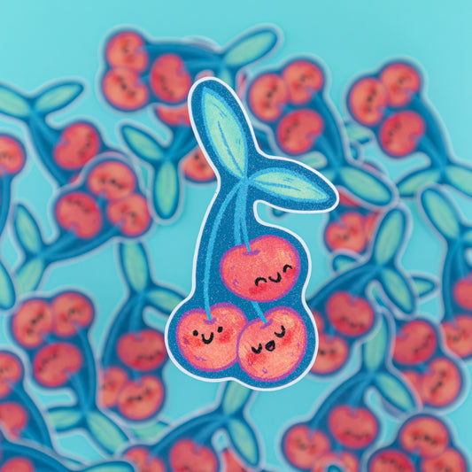 Fruitful Delights | Cheery Cherry | Vinyl Sticker