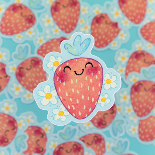 Fruitful Delights | Sweet Strawberry | Vinyl Sticker