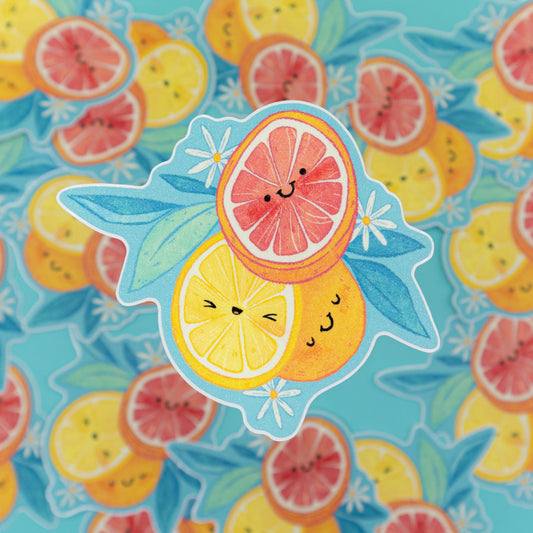 Fruitful Delights | Zesty Citrus | Vinyl Sticker