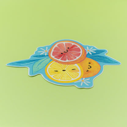 Fruitful Delights | Zesty Citrus | Vinyl Sticker