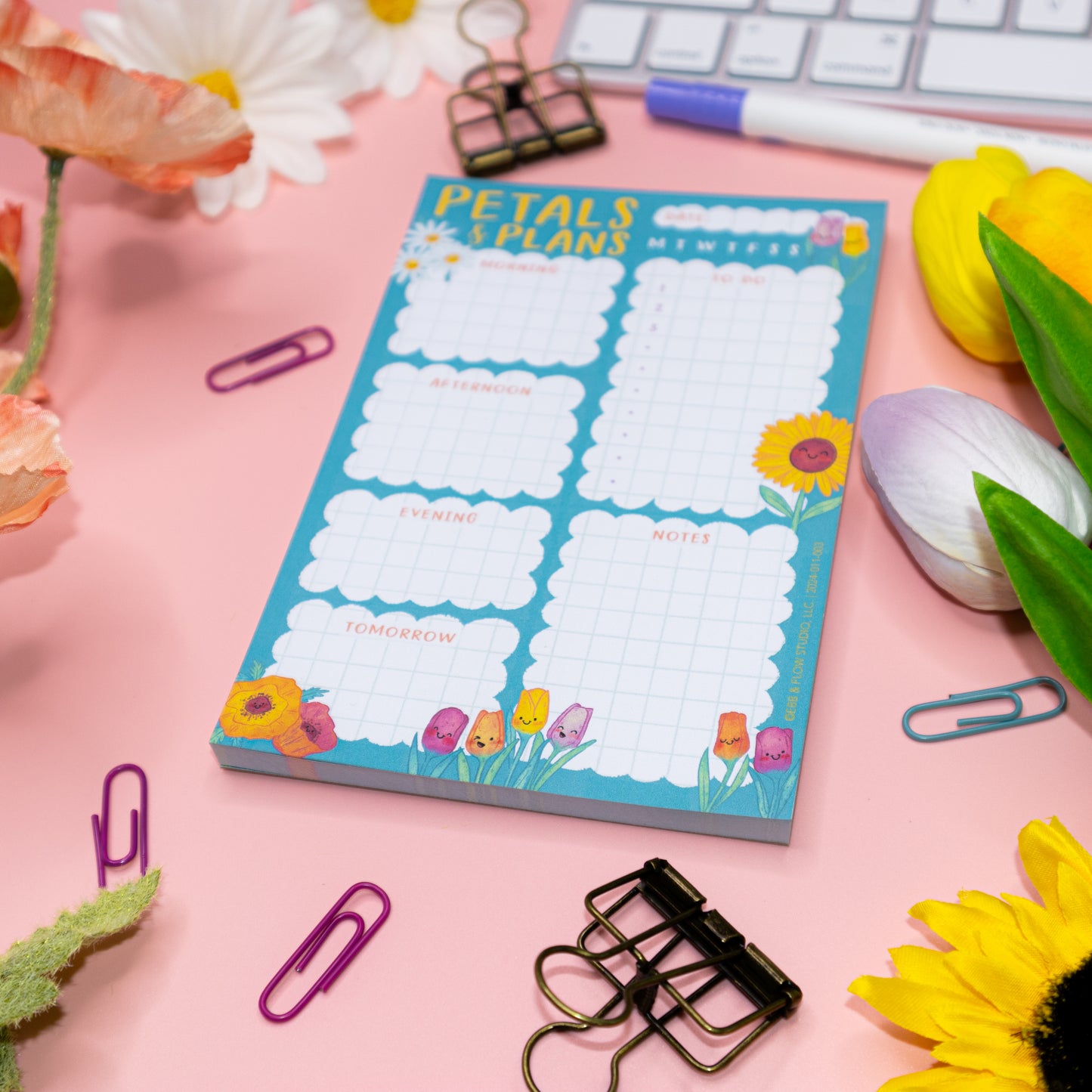 In Full Bloom | Daily Planner Pad