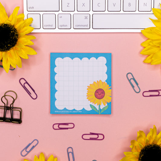 In Full Bloom | Soothing Sunflower | Mini Memo pad