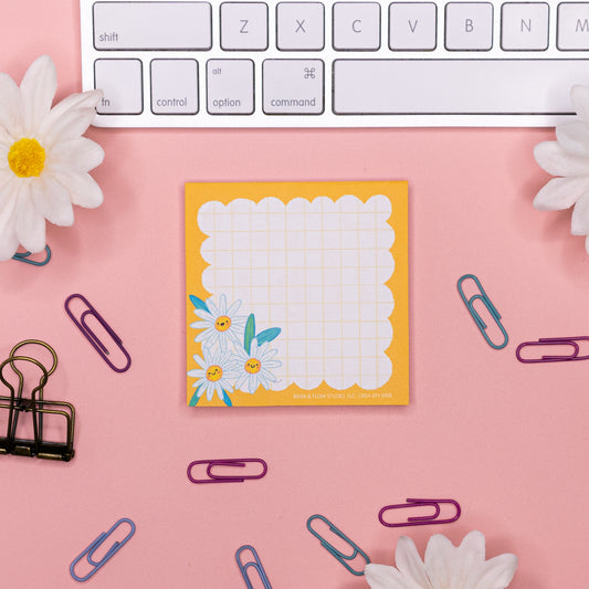 In Full Bloom | Dainty Daisies | Mini Memo pad